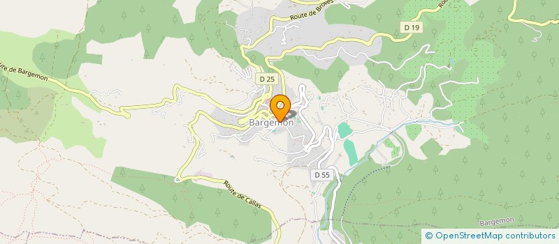 localisation de l'entreprise AMICALE CCFF-RCSC DE BARGEMON  BARGEMON