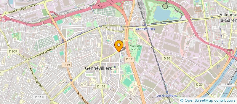 localisation de l'entreprise AMICALE CDV 92 à GENNEVILLIERS