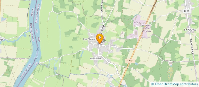 localisation de l'entreprise AMICALE CHASSE DE SAINT BENIGNE à SAINT-BENIGNE