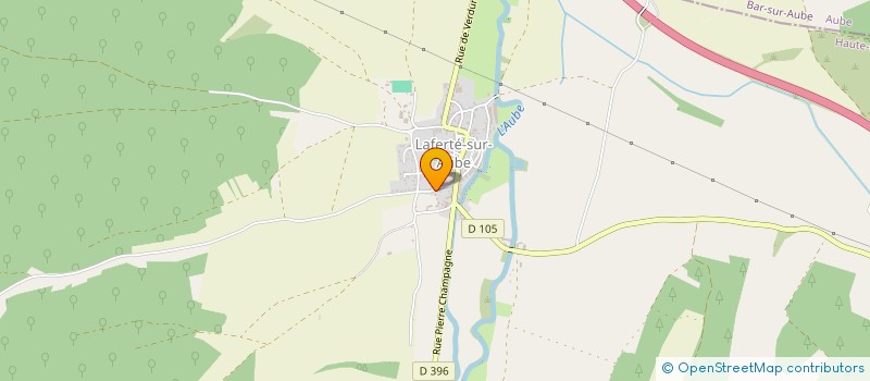 localisation de l'entreprise AMICALE CHASSEURS EN LAFERTE VILLARS à LAFERTE-SUR-AUBE