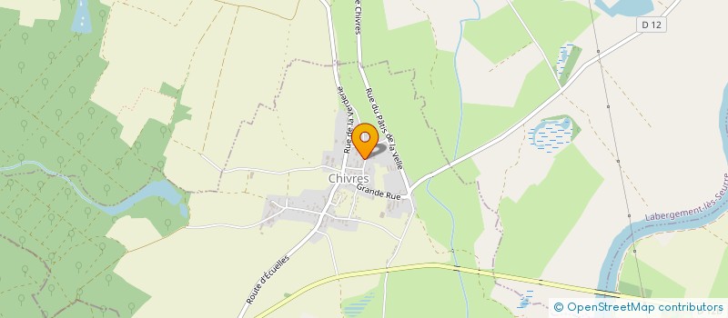 localisation de l'entreprise AMICALE CHIVRES EN FETES  CHIVRES