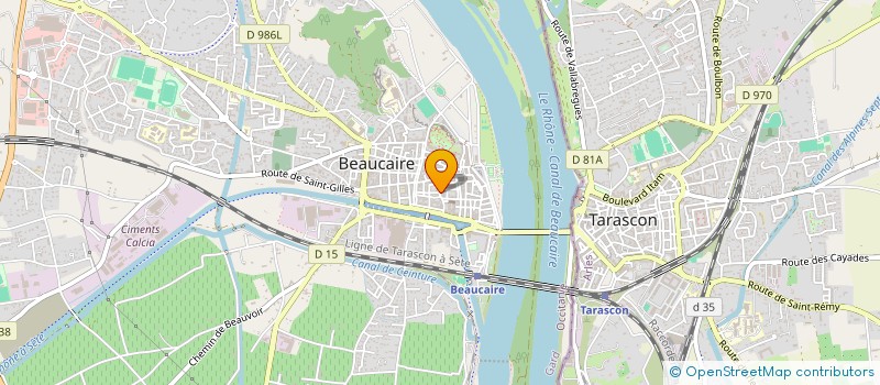localisation de l'entreprise AMICALE CHRONIQUEURS TAURINS  BEAUCAIRE