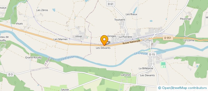 localisation de l'entreprise AMICALE CIRONNAISE à CIRON