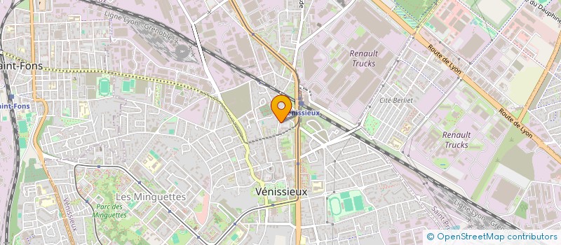 localisation de l'entreprise AMICALE CITE LES CIGOGNES  VENISSIEUX