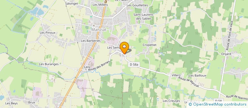 localisation de l'entreprise AMICALE CLASSE 1974 à MANZIAT