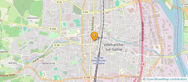 localisation de l'entreprise AMICALE CLASSE 1977  VILLEFRANCHE-SUR-SAONE