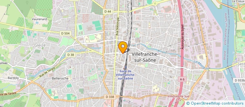 localisation de l'entreprise AMICALE CLASSE 1989  VILLEFRANCHE-SUR-SAONE