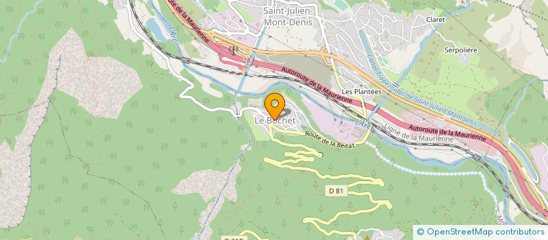 localisation de l'entreprise AMICALE CLASSE 63  MONTRICHER-ALBANNE