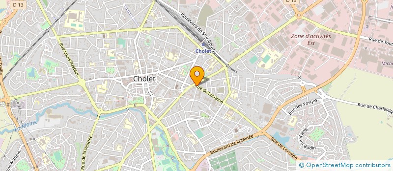 localisation de l'entreprise AMICALE CLASSE 66 à CHOLET