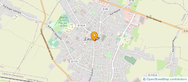 localisation de l'entreprise AMICALE CLASSE 66 DE CAUDRY  CAUDRY