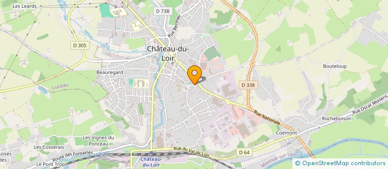 localisation de l'entreprise AMICALE CLASSE 78  MONTVAL-SUR-LOIR