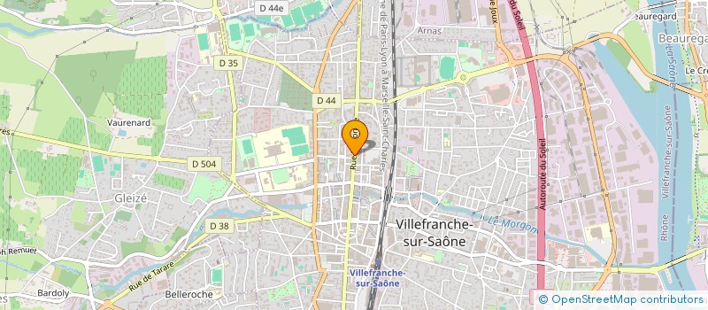 localisation de l'entreprise AMICALE CLASSE 92 à VILLEFRANCHE-SUR-SAONE