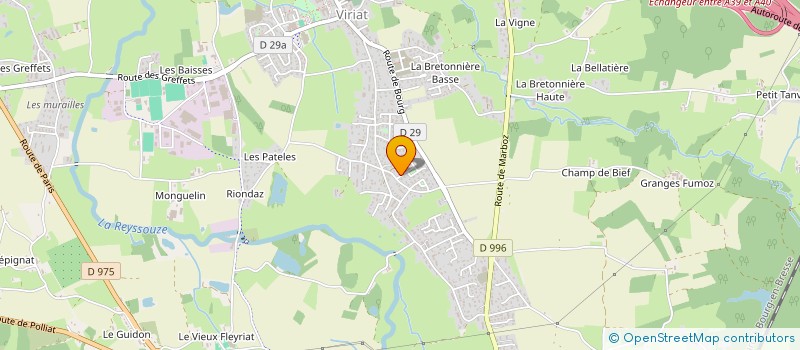 localisation de l'entreprise AMICALE CLASSE 97 à VIRIAT