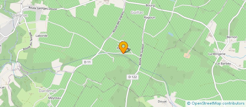 localisation de l'entreprise AMICALE CLUB DE L'AMITIE  DAIGNAC