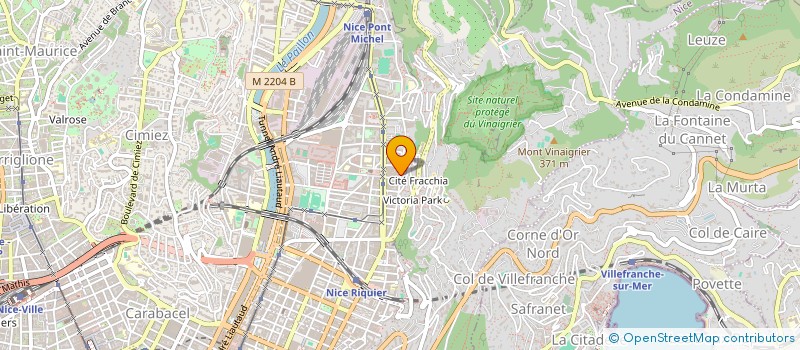 localisation de l'entreprise AMICALE CLUB SPORTIF SAINT-ROCH à NICE