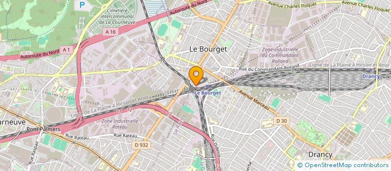 localisation de l'entreprise AMICALE CNL CHEVALIER DE LA BARRE à LE BOURGET