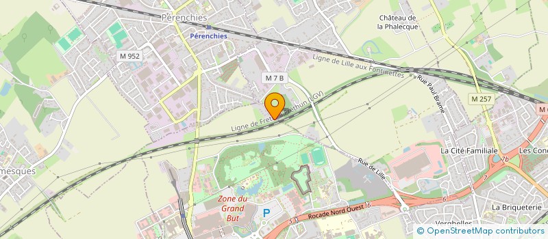 localisation de l'entreprise AMICALE CNL DES BOULEAUX LOMME à LILLE