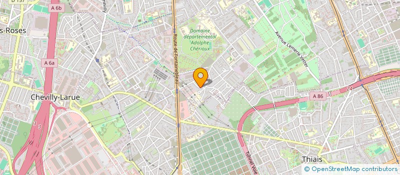 localisation de l'entreprise AMICALE CNL DES LOCATAIRES DES PAVILLONS DU MOULIN VERT à VITRY-SUR-SEINE