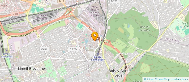 localisation de l'entreprise AMICALE CNL DES LOCATAIRES PEUPLERAIE à BOISSY-SAINT-LEGER