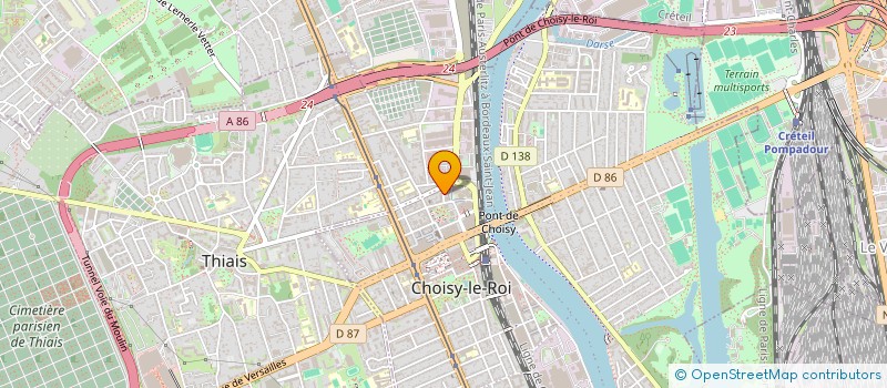 localisation de l'entreprise AMICALE CNL DEVILLIERS-COUTELIER à CHOISY-LE-ROI