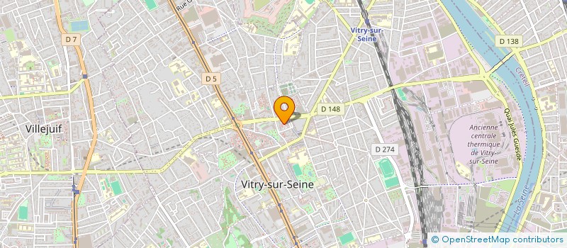 localisation de l'entreprise AMICALE CNL DU 15/17 BARBUSSE à VITRY-SUR-SEINE