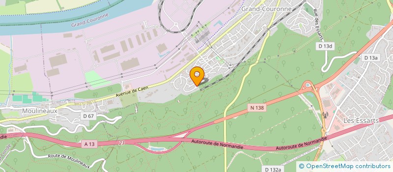 localisation de l'entreprise AMICALE CNL LOHEAC DES LOCATIRES DE LA CITE LOGEO DE GRAND COURONNE  GRAND-COURONNE