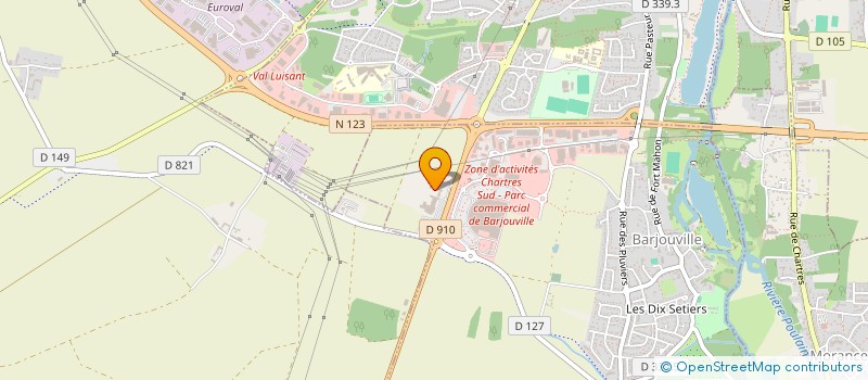 localisation de l'entreprise AMICALE COFIROUTE CHARTRES THIVARS à THIVARS