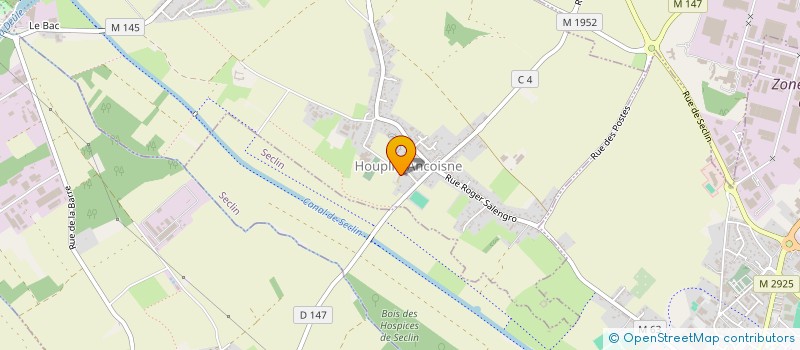 localisation de l'entreprise AMICALE COLOMBOPHILE DES LONGS COURS D'HOUPLIN ANCOISNE à HOUPLIN-ANCOISNE