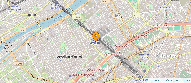 localisation de l'entreprise AMICALE COMMERC ARTIS LEVALLOIS PERRET à LEVALLOIS-PERRET