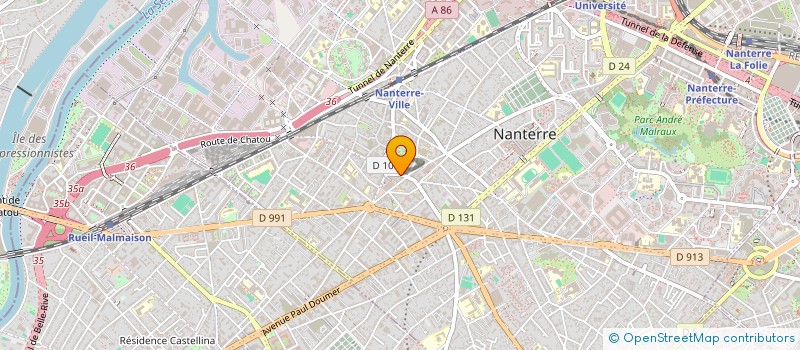 localisation de l'entreprise AMICALE COMMERCANTS ARTISANS NANTERRE  NANTERRE