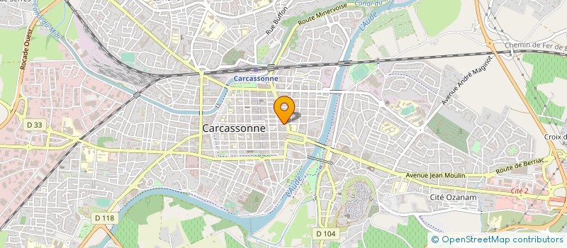 localisation de l'entreprise AMICALE COMMISSARIAT POLICE CARCASSONNE à CARCASSONNE