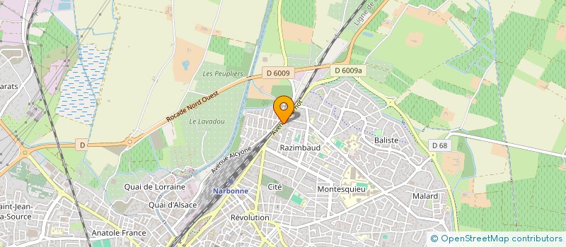 localisation de l'entreprise AMICALE CONCESS AUTO NARBO à NARBONNE