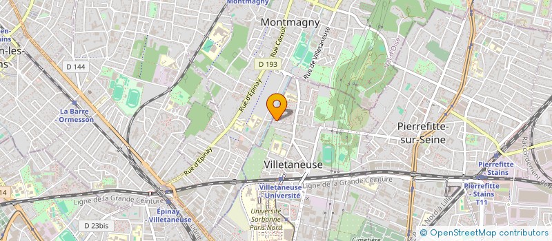 localisation de l'entreprise AMICALE CONFEDERATION NATIONALE DU LOGEMENT DES LOCATAIRES DE LA CITE VICTOR HUGO VILLETANEUSE à VILLETANEUSE
