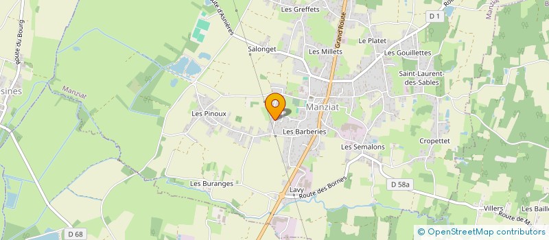 localisation de l'entreprise AMICALE CONSCRIT 2018 à MANZIAT