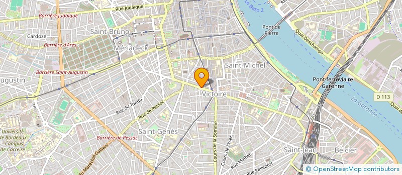 localisation de l'entreprise AMICALE COOP ETUDIANTS MEDECINE BORDEAUX  BORDEAUX