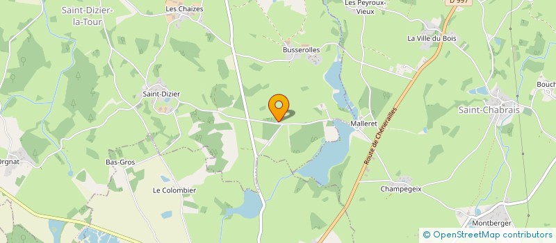 localisation de l'entreprise AMICALE CREUSOISE DE VEHICULES D'EPOQUE à CHENERAILLES