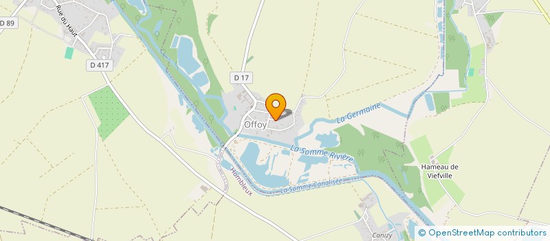 localisation de l'entreprise AMICALE CULTURELLE D'OFFOY  OFFOY