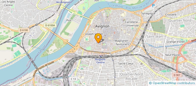 localisation de l'entreprise AMICALE CULTURELLE ETUDIANTS EN LETTRES  AVIGNON