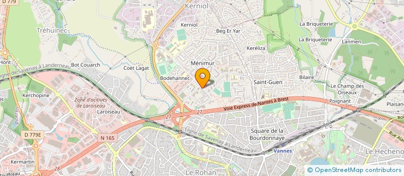 localisation de l'entreprise AMICALE CULTURELLE SPORTIVE D OUTRE MER à VANNES