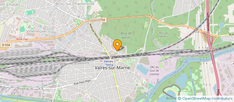 localisation de l'entreprise AMICALE CYCLISTE DE VAIRES-SUR-MARNE à VAIRES-SUR-MARNE