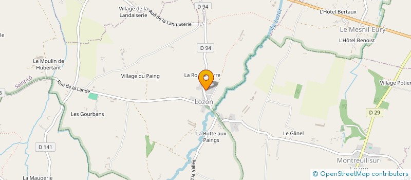 localisation de l'entreprise AMICALE CYCLISTE DU CANTON DE MARIGNY  MARIGNY-LE-LOZON