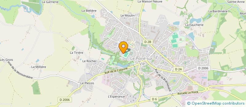 localisation de l'entreprise AMICALE CYCLISTE DU POIRE SUR VIE à LE POIRE-SUR-VIE