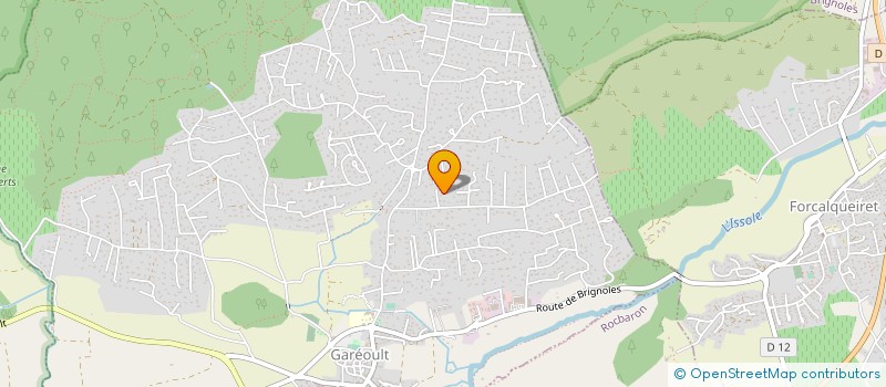 localisation de l'entreprise AMICALE CYCLO CANTON DE LA ROQUEBRUSSANE à GAREOULT