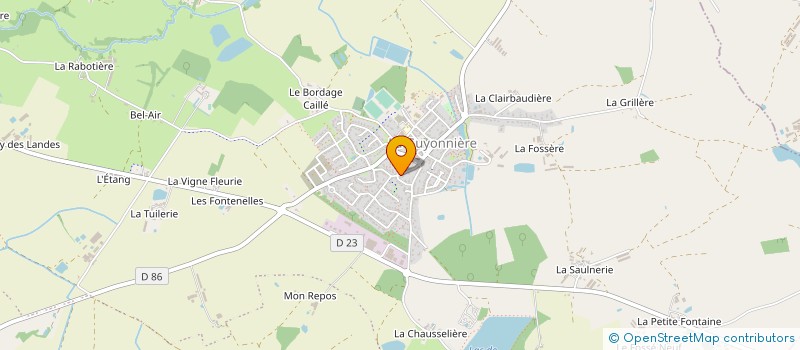 localisation de l'entreprise AMICALE CYCLO GUYONNE à MONTAIGU-VENDEE