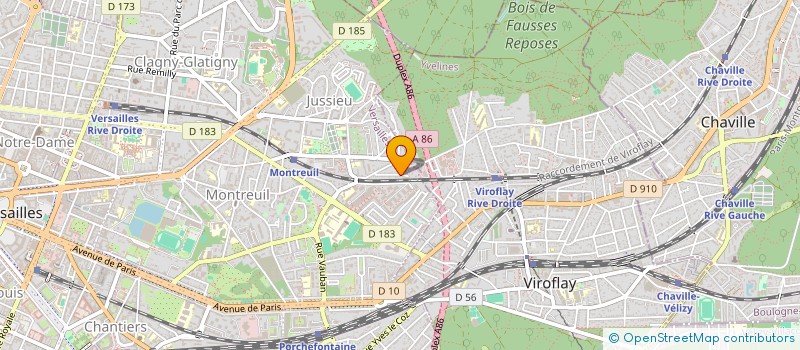 localisation de l'entreprise AMICALE CYCLO VERSAILLAISE à VERSAILLES
