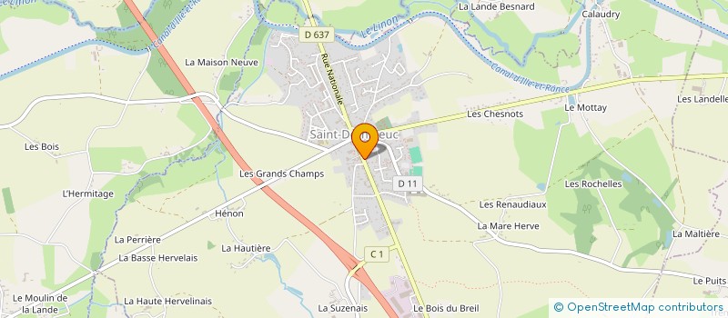 localisation de l'entreprise AMICALE CYCLOTOURISTE D'ILLE ET RANCE (ACIR)  TINTENIAC