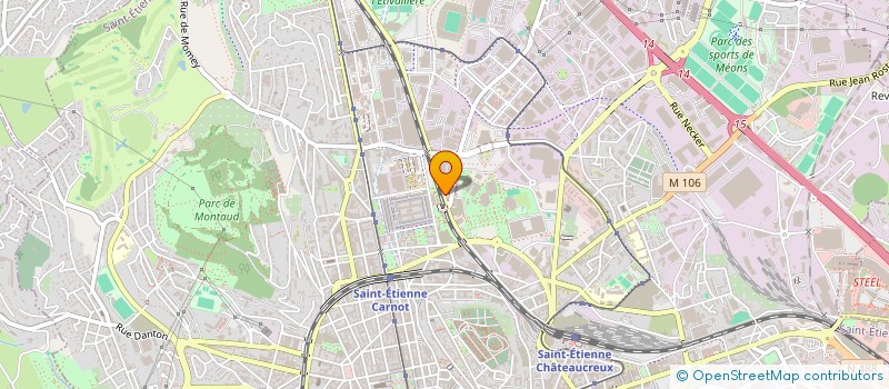 localisation de l'entreprise AMICALE D ANCIENS ELEVES  SAINT-ETIENNE