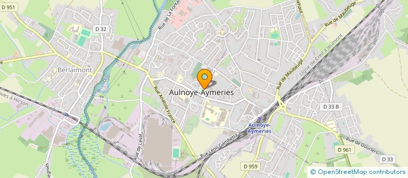 localisation de l'entreprise AMICALE D'AULNOYE-AYMERIES à AULNOYE-AYMERIES