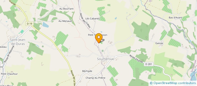 localisation de l'entreprise AMICALE D'ECOLE DU R.P.I D'ALLEMANS CAMBES  MONTETON