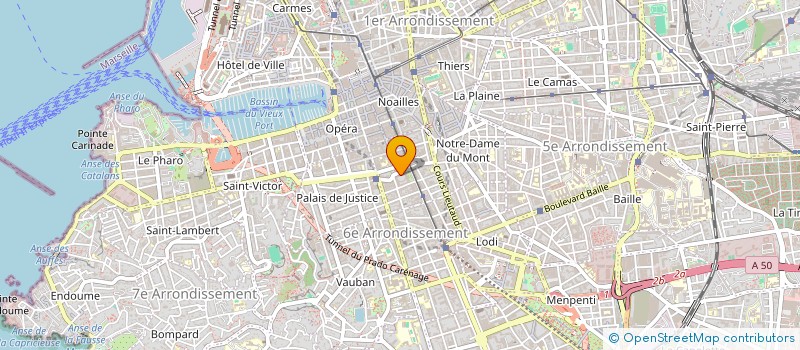 localisation de l'entreprise AMICALE D ELA COMPAGNIE D'INTERVENTION DE MARSEILLE à MARSEILLE
